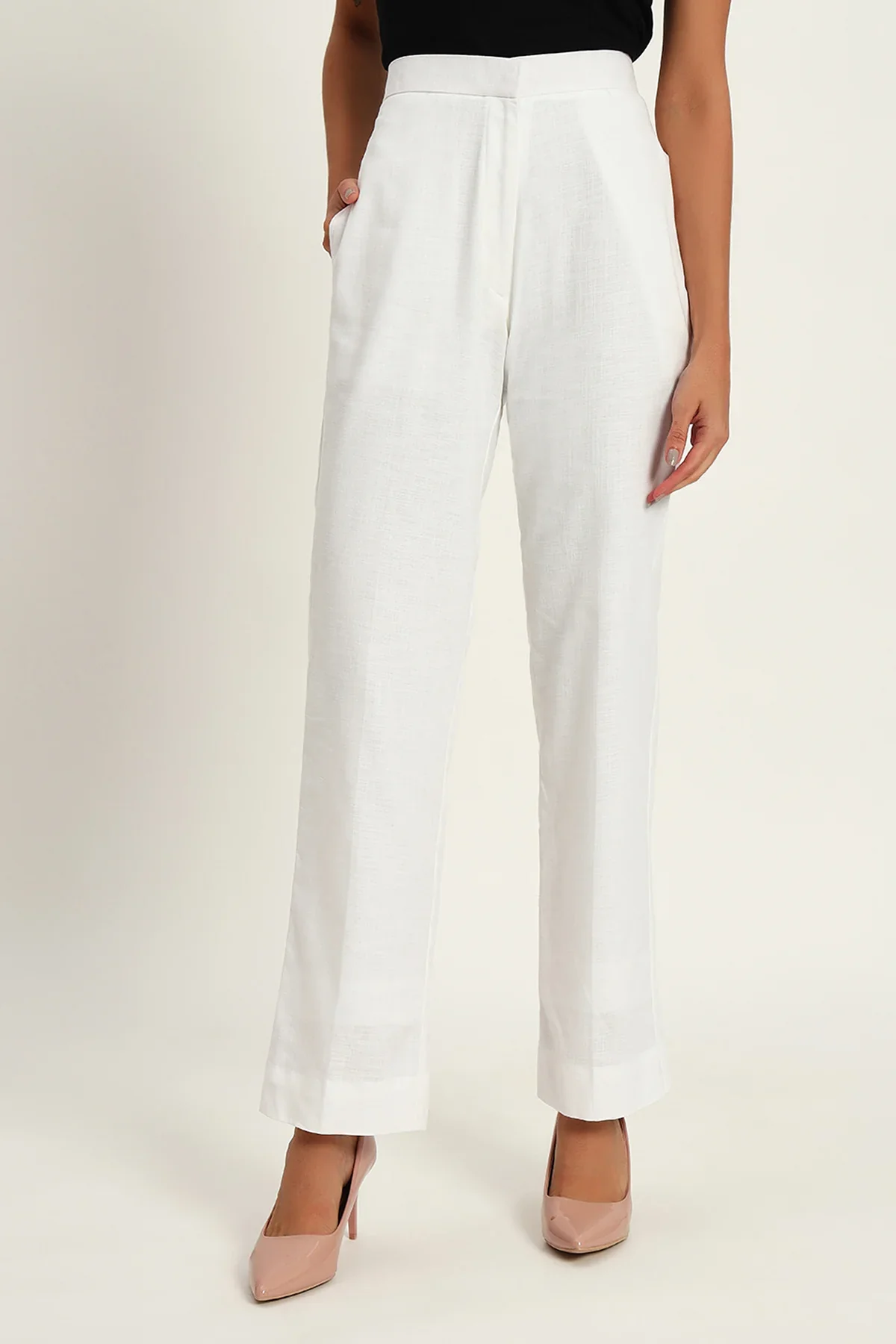 Versatile Linen Trio Jacket Co-ord Set, White - Image 6